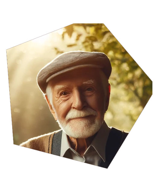 Portret van A.B. Cortaen, denker en schrijver over kritisch en logisch denken