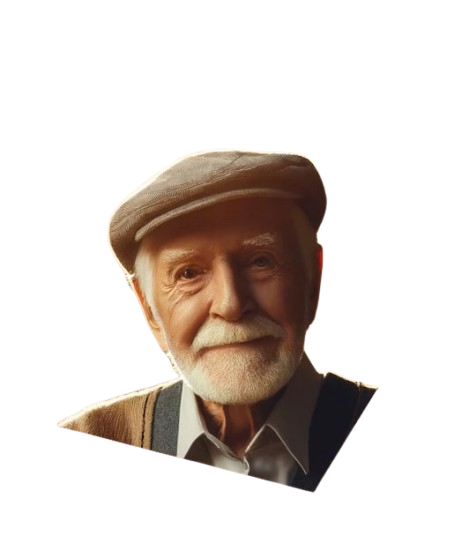 Portret van A.B. Cortaen, denker en schrijver over kritisch en logisch denken