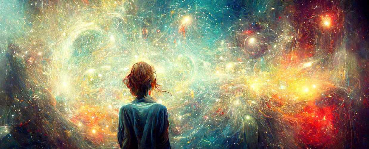 Filosofisch-spirituele levensbeschouwing - symbolische afbeelding