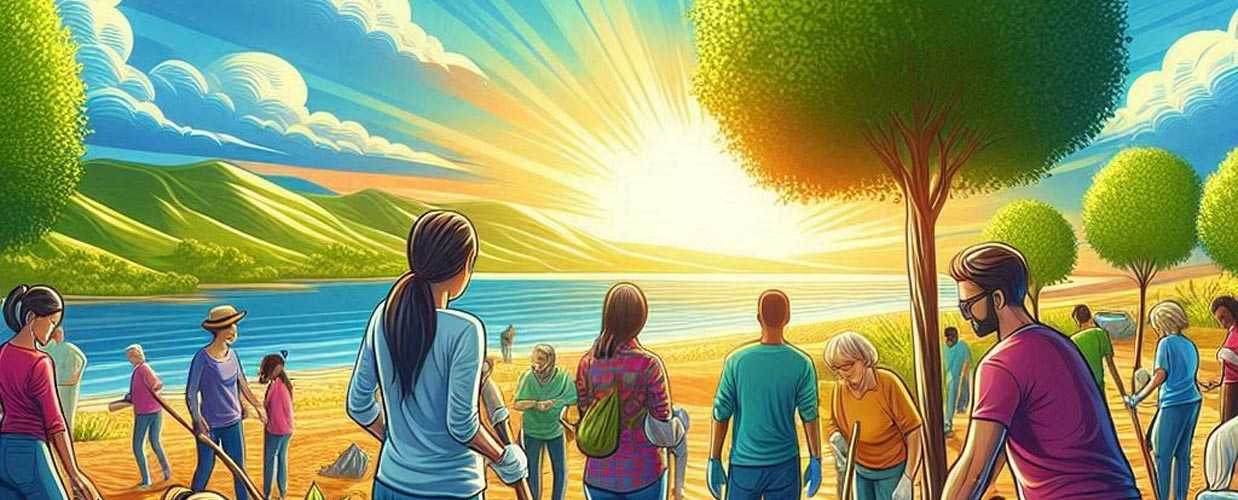 Illustratie: smeltende gletsjer, Klimaatcrisis