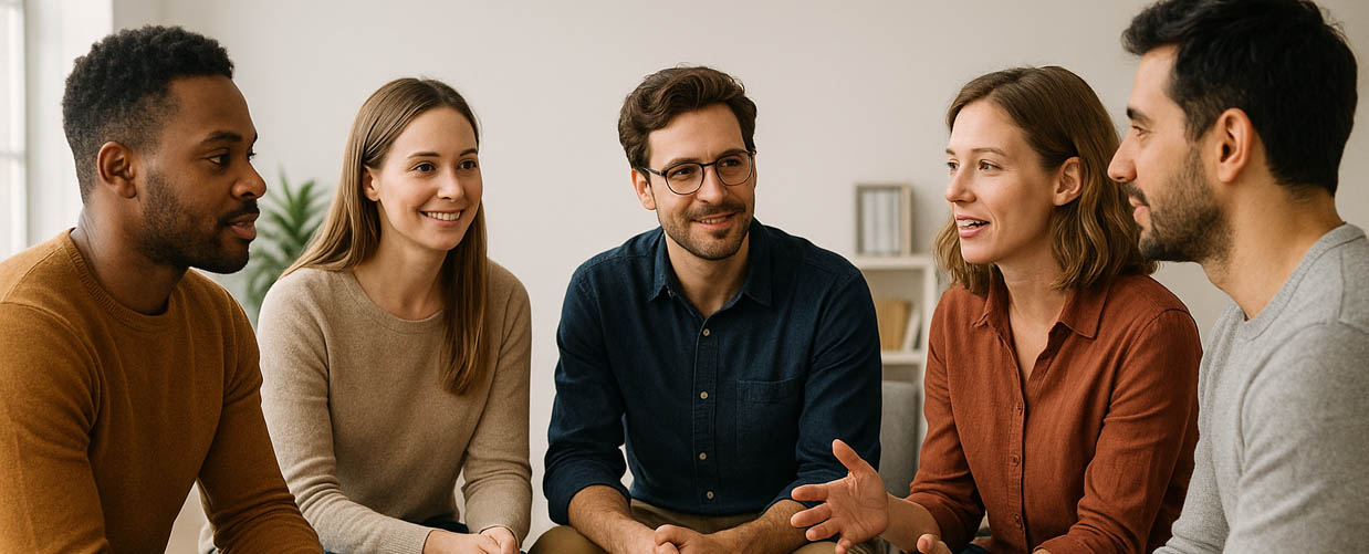 Illustratie van seculiere levensbeschouwing