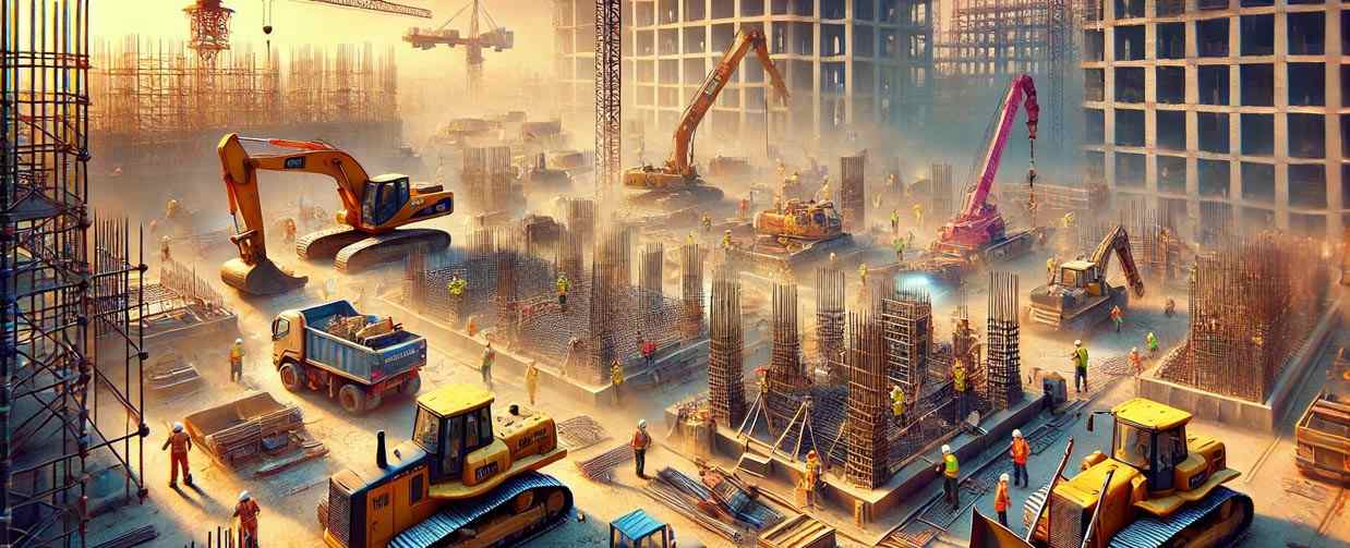 Illustratie: woonblokken en sleutel, Wooncrisis